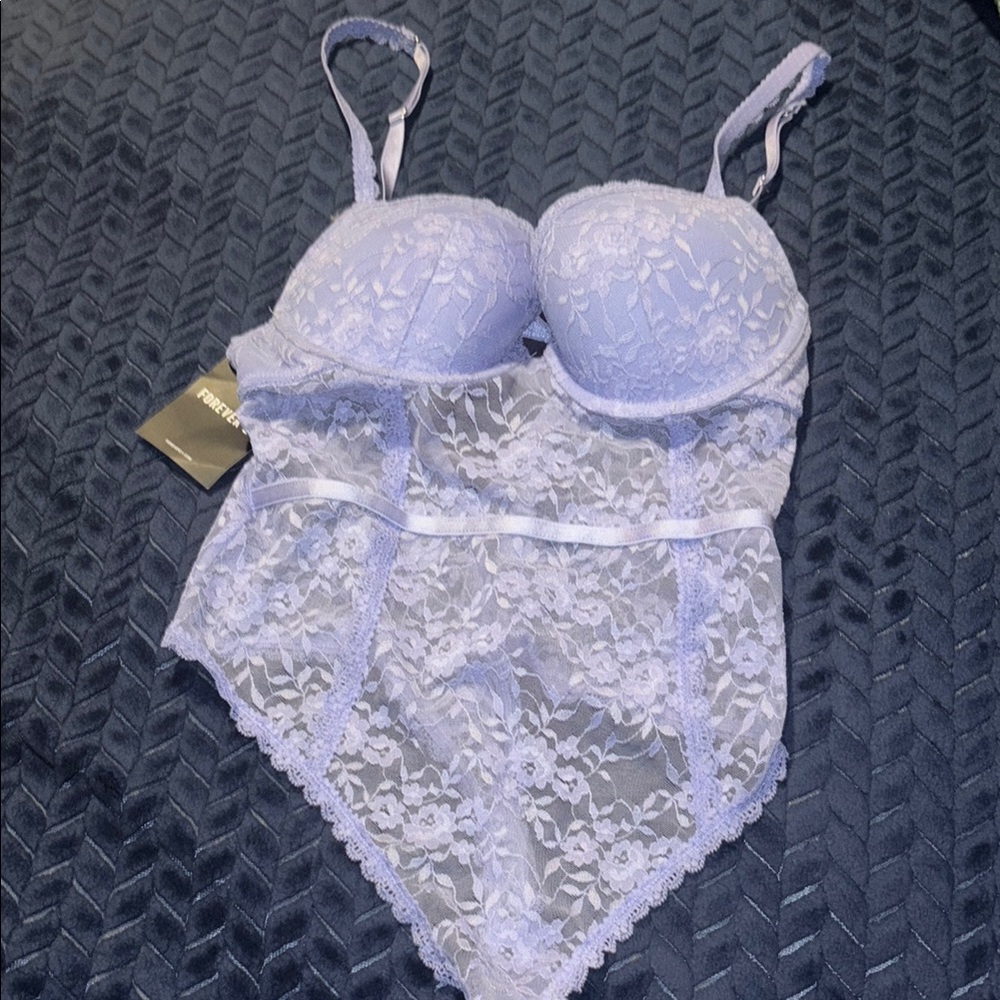 Forever 21 Purple Lace Bra Intimates